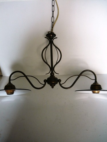 Lampadario liberty ottone - liberty,