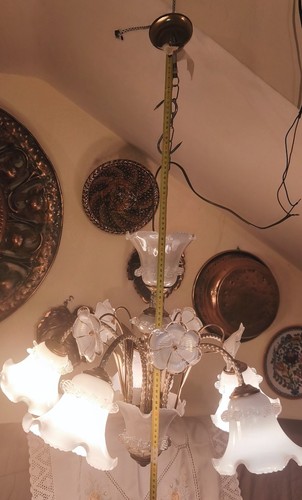 Lampadario vintage luci - lampadario, 5
