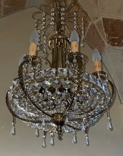 Lampadario francese ottone - in,