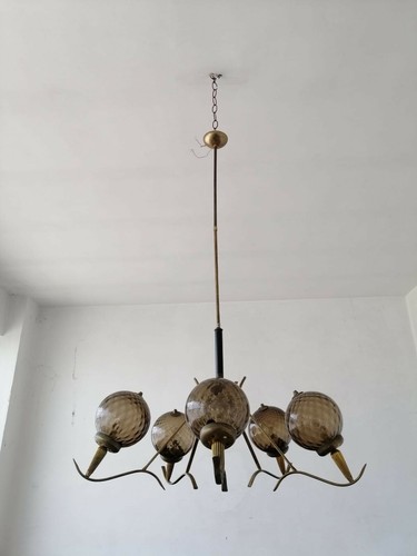 Lampadario luci mid century - 5,