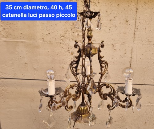 Lampadario vintage italiano - lampadario,