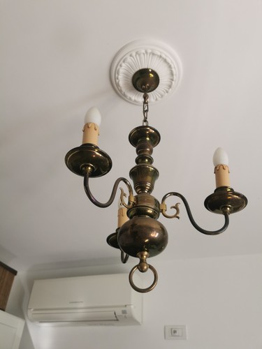 Lampadario luci ottone - in,