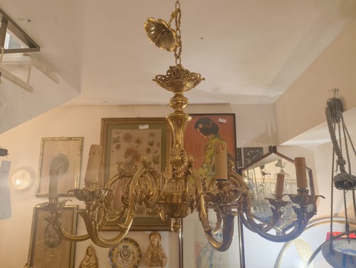 Grande lampadario otto - grande, luci