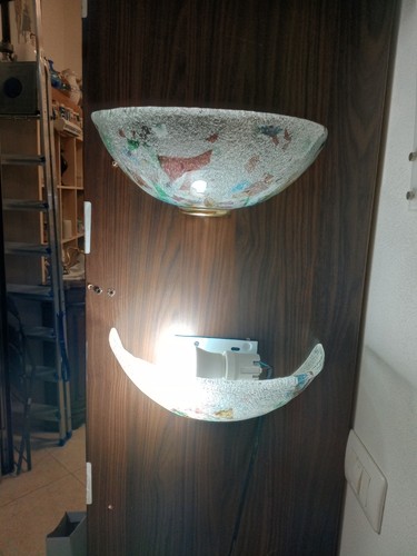 Coppia applique vetro - applique,