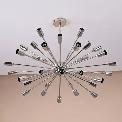 Lampadario sputnik ottone - lampadario, in
