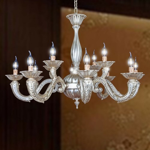 Lampadario luci ottone - lampadario,