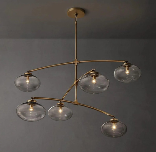 Lampadario moderno mid - moderno, mid-century