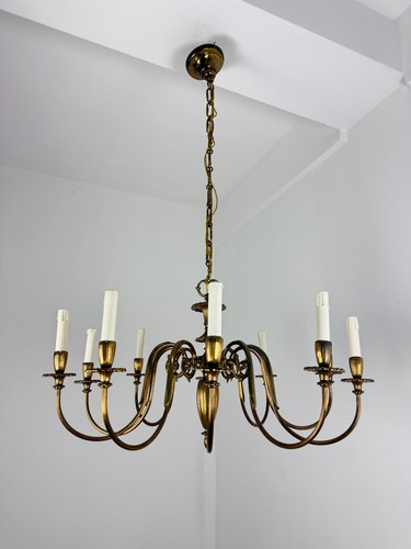 Grande lampadario ottone - grande, in