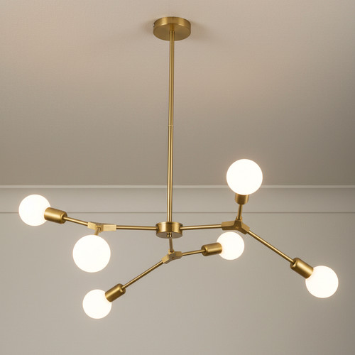 Lampadario moderno luci e27 - 6,