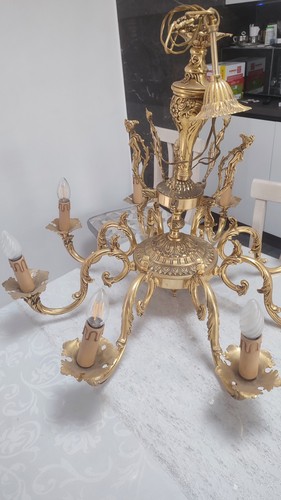 Lampadario ottone luci - ottone,