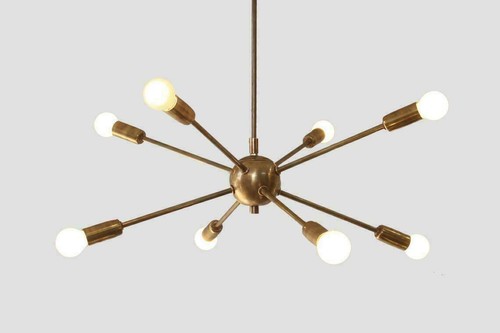 Lampadario sputnik ottone a - in,