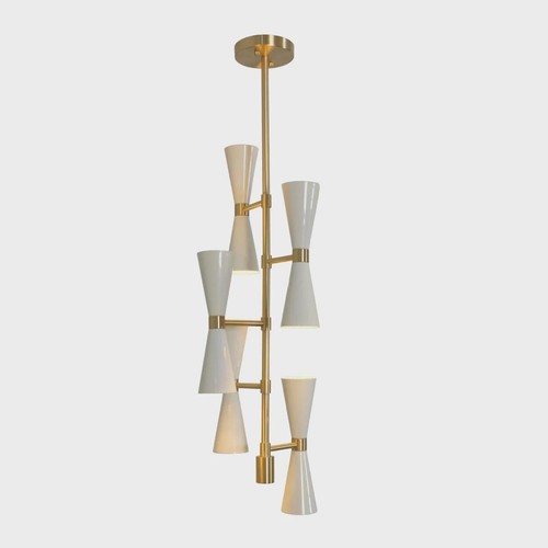 Lampadario sputnik ottone - sputnik, in