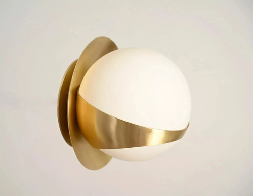 Lampadario sputnik ottone - lampadario,