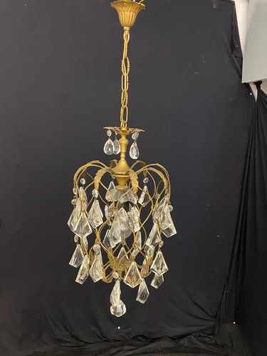 Lampadario vintage ottone - vintage, in