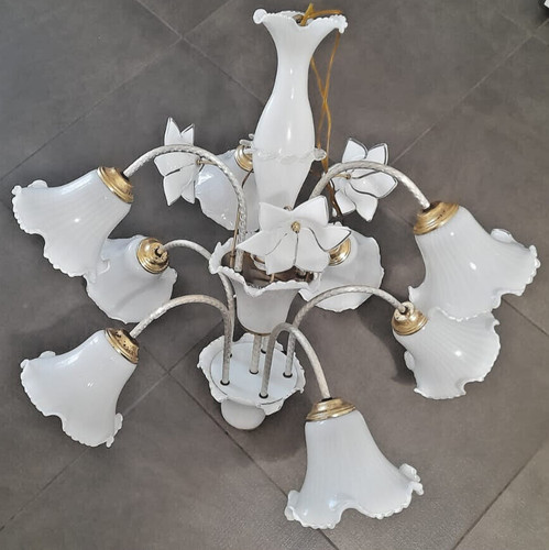 Lampadario luci in vetro - lampadario,