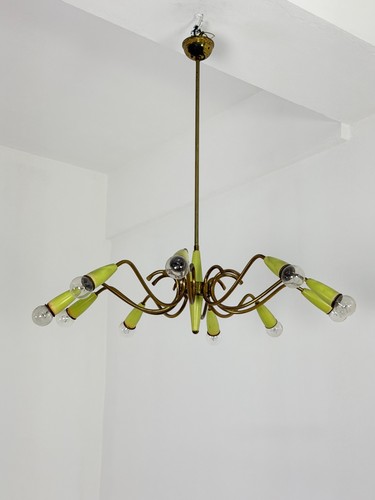 Lampadario luci ottone e - 10,