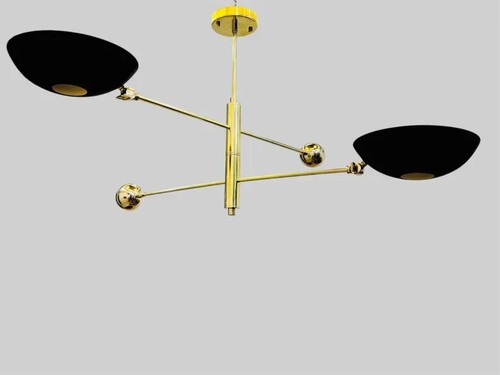 Lampadario sputnik ottone - lampadario, |
