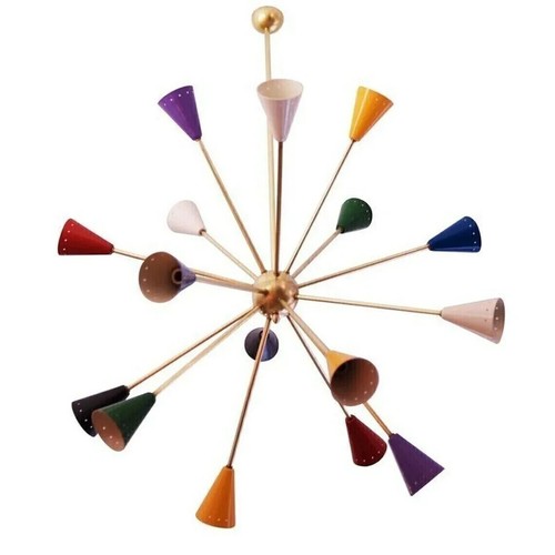 Lampadario stilnovo anni - lampadario,